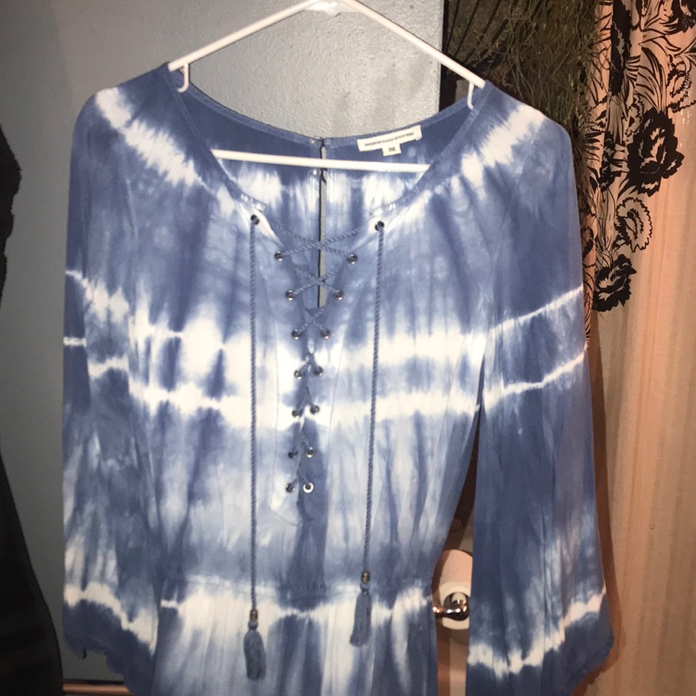 american eagle long sleeve romper